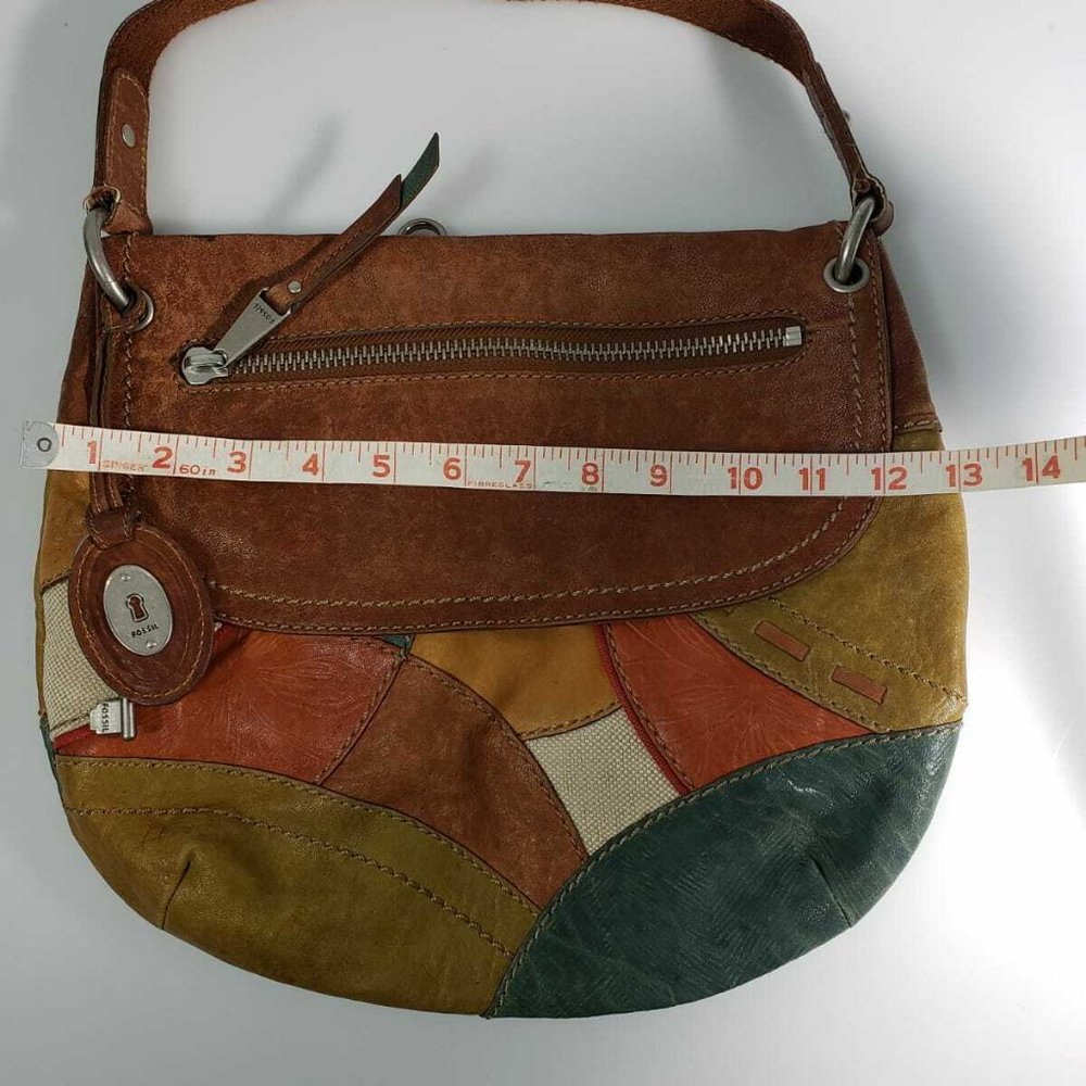 Fossil patchwork handbag - Picture 4 of 7